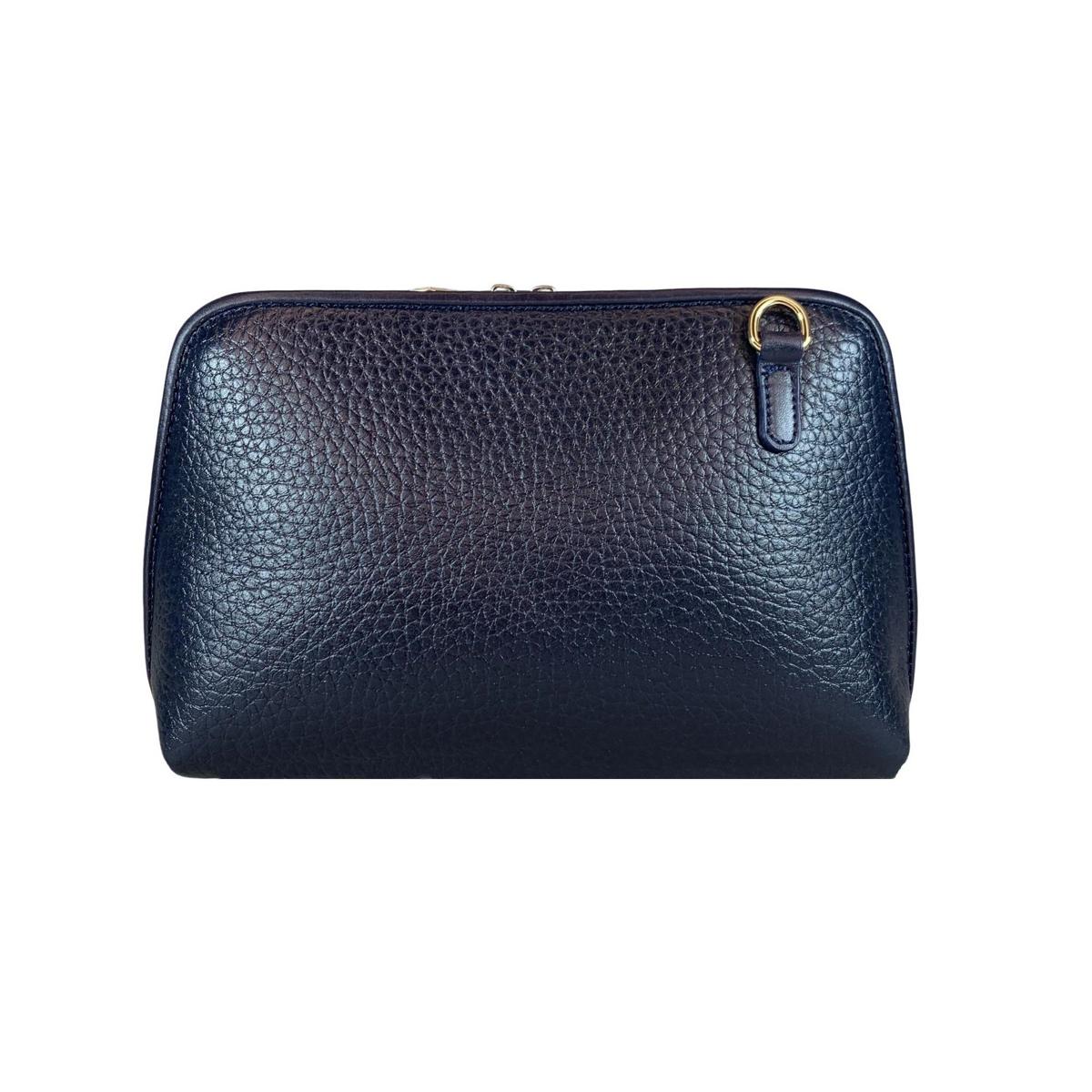 LeatherLuxe - Dark Blue Leather Clutch Bag Shoulder Bag; Crossbody Genuine leather Designer Premium leather bag for women leather hobo tote messenger bag Leather Accessories Leather Shop Leather Goods