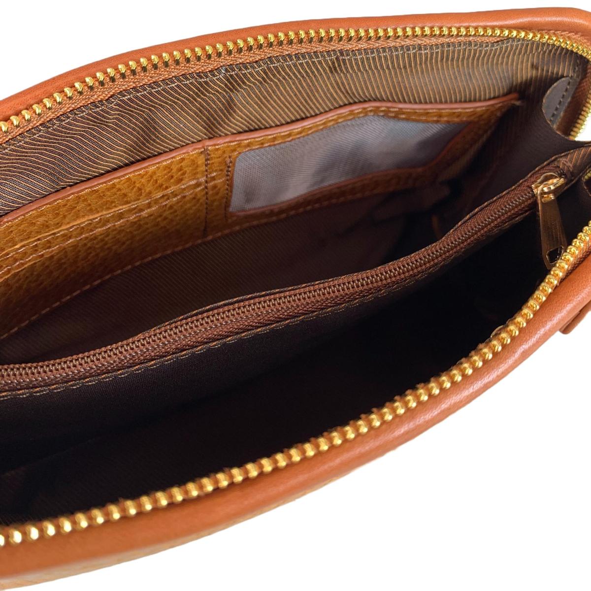 LeatherLuxe - Brown Leather Clutch Bag Shoulder Bag; Crossbody Genuine leather Designer Premium leather bag for women leather hobo tote messenger bag Leather Accessories Leather Shop Leather Goods