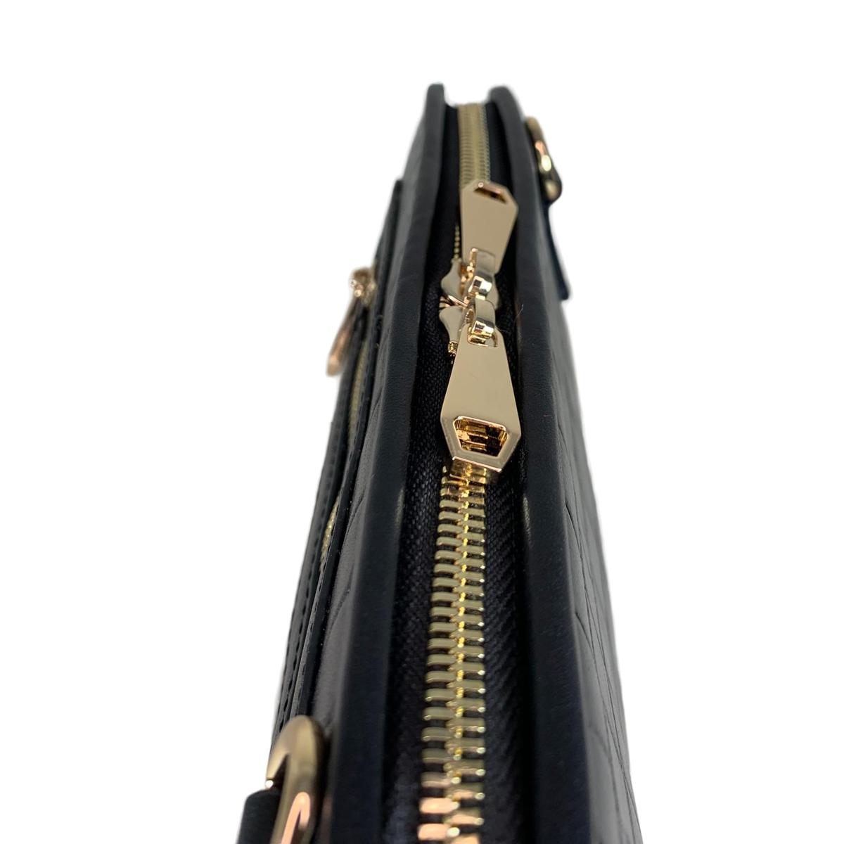 LeatherLuxe - Black Leather Clutch Bag Shoulder Bag; Crossbody Genuine leather Designer Premium leather bag for women leather hobo tote messenger bag Leather Accessories Leather Shop Leather Goods