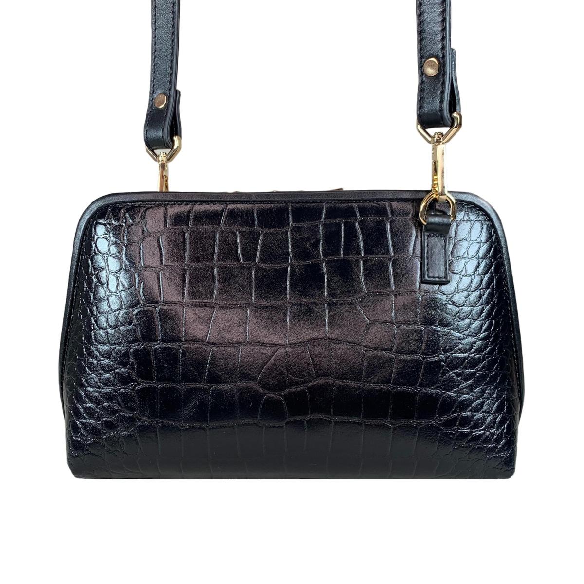 LeatherLuxe - Black Leather Clutch Bag Shoulder Bag; Crossbody Genuine leather Designer Premium leather bag for women leather hobo tote messenger bag Leather Accessories Leather Shop Leather Goods