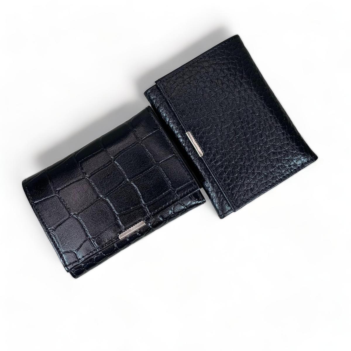 LeatherLuxe - Black Leather Women's Wallet and Card Holder; Locker Genuine leather Designer Premium leather bag for women leather hobo tote messenger bag Leather Accessories Leather Shop Leather Goods