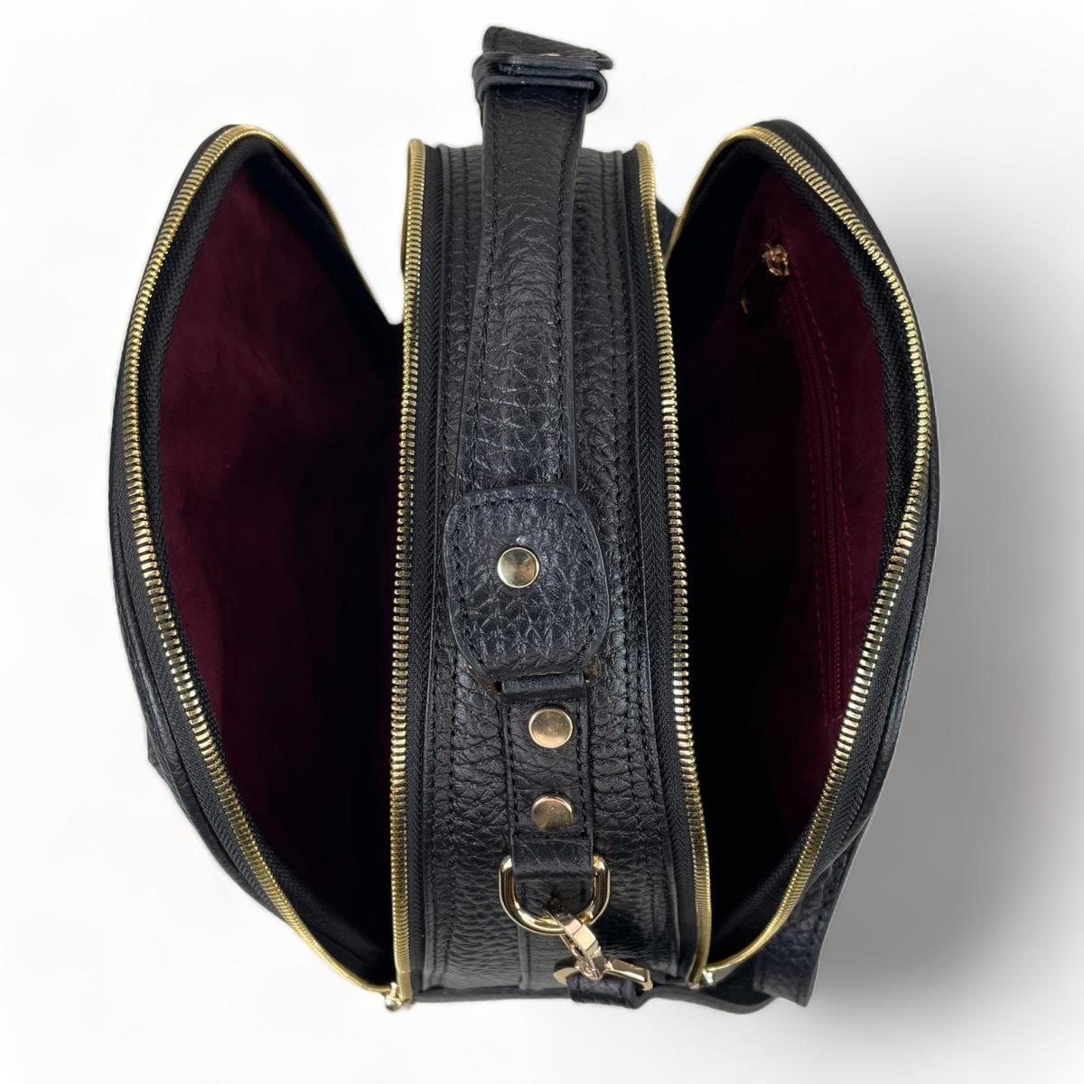 LeatherLuxe - Black Leather Women's Handbag; Satchel Bag; Shoulder Bag Genuine leather Designer Premium leather bag for women leather hobo tote messenger bag Leather Accessories Leather Shop Leather Goods
