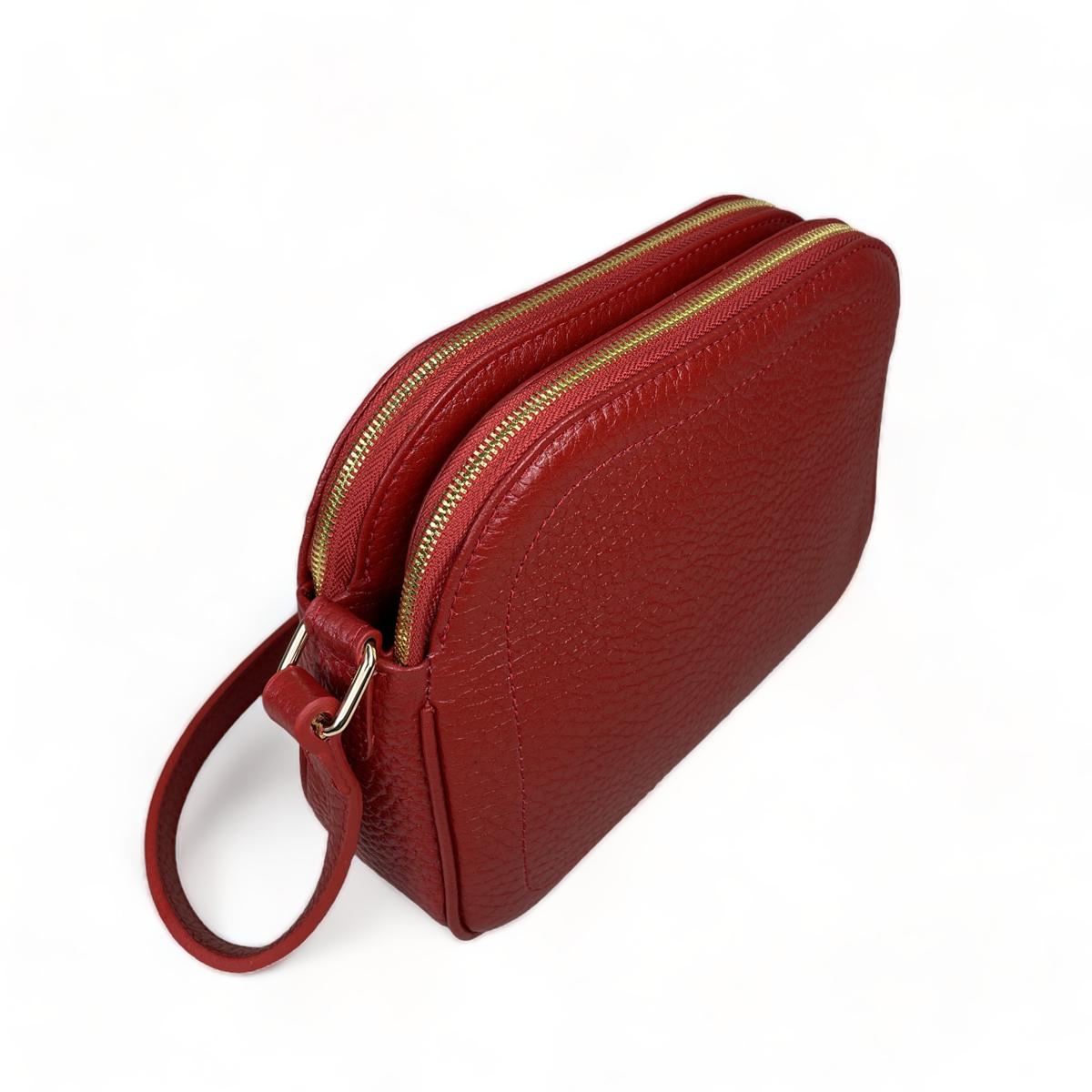 LeatherLuxe - Red Leather Women's Shoulder Bag; Crossbody Genuine leather Designer Premium leather bag for women leather hobo tote messenger bag Leather Accessories Leather Shop Leather Goods
