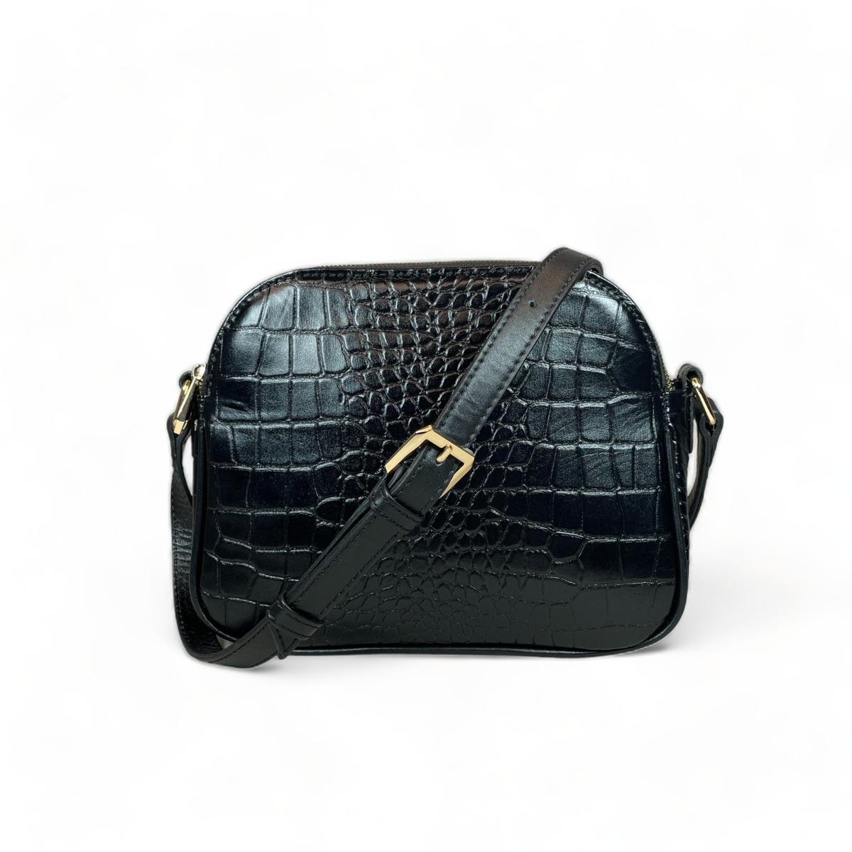 LeatherLuxe - Black Leather Women's Shoulder Bag; Crossbody Genuine leather Designer Premium leather bag for women leather hobo tote messenger bag Leather Accessories Leather Shop Leather Goods