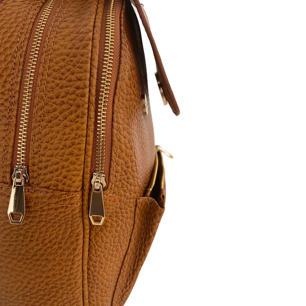 LeatherLuxe - Light brown Leather Women's Backpack Genuine leather Designer Premium leather bag for women leather hobo tote messenger bag Leather Accessories Leather Shop Leather Goods