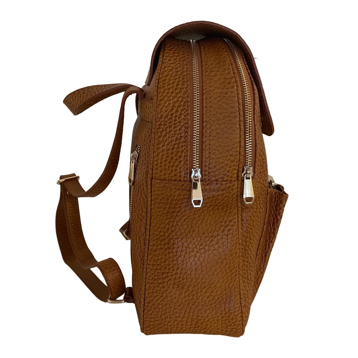 LeatherLuxe - Light brown Leather Women's Backpack Genuine leather Designer Premium leather bag for women leather hobo tote messenger bag Leather Accessories Leather Shop Leather Goods