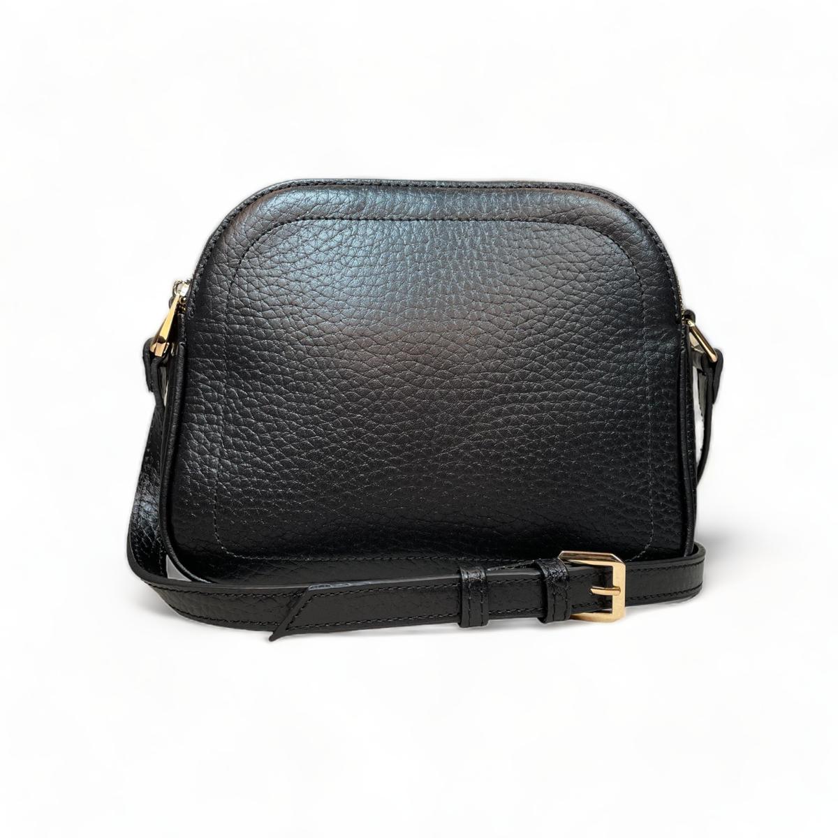 Interior pockets and lining, compact crossbody bag