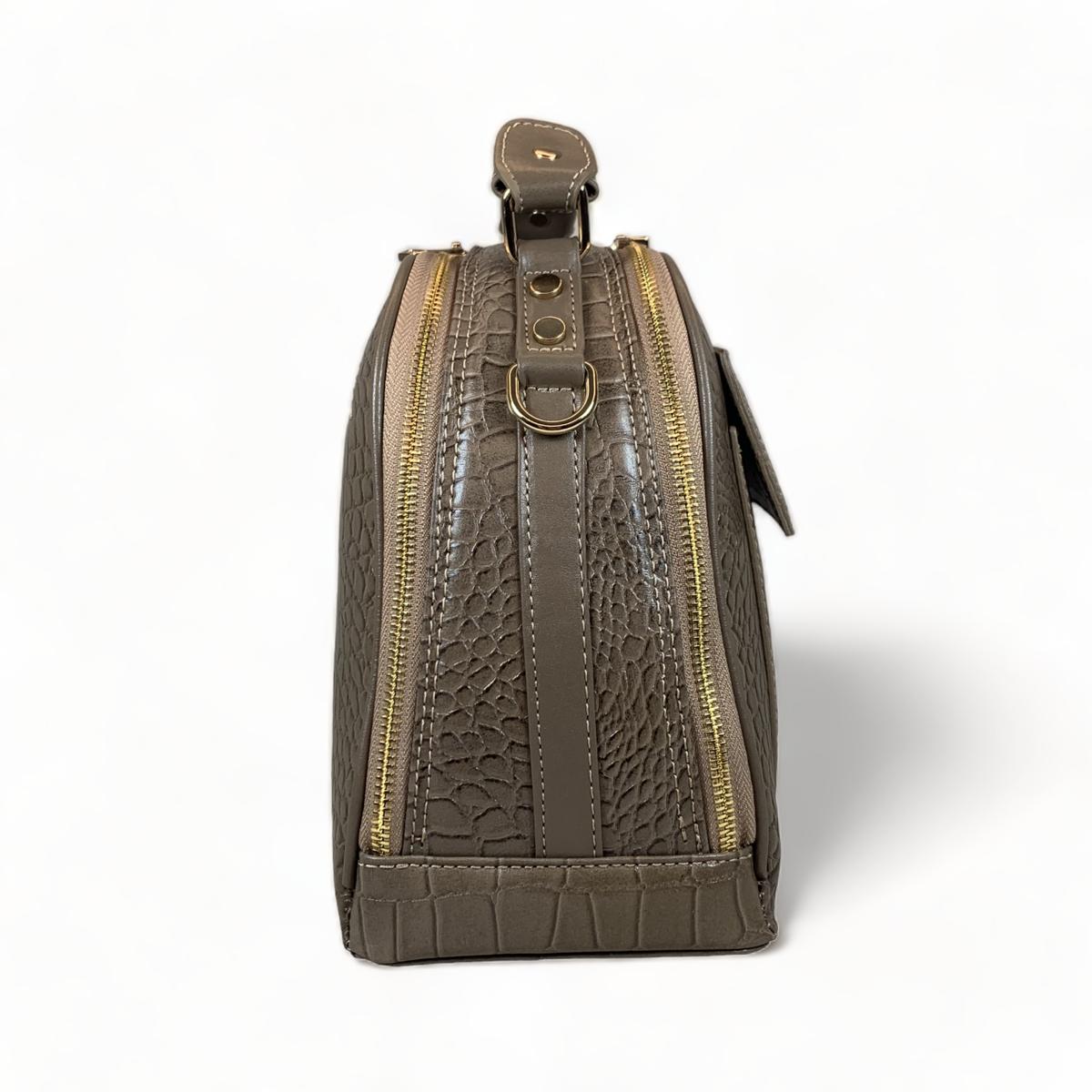 LeatherLuxe - Khaki Leather Women's Handbag; Satchel Bag; Shoulder Bag Genuine leather Designer Premium leather bag for women leather hobo tote messenger bag Leather Accessories Leather Shop Leather Goods