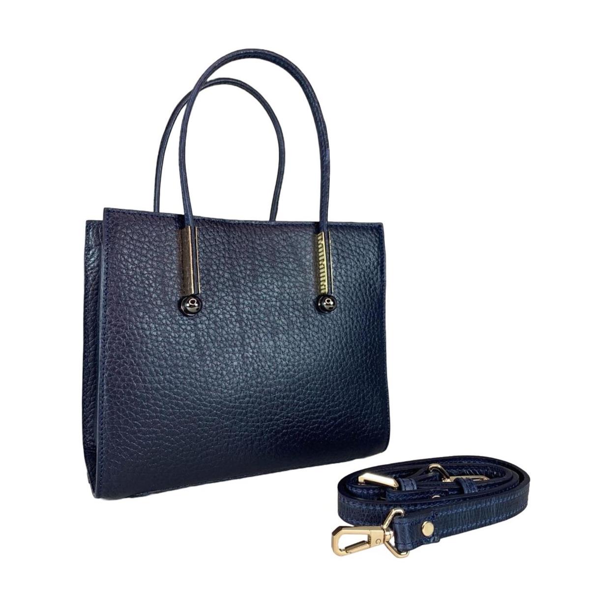 LeatherLuxe - Navy Blue Color; Women's Leather Handbag; Shoulder Bag; Crossbody Genuine leather Designer Premium leather bag for women leather hobo tote messenger bag Leather Accessories Leather Shop Leather Goods