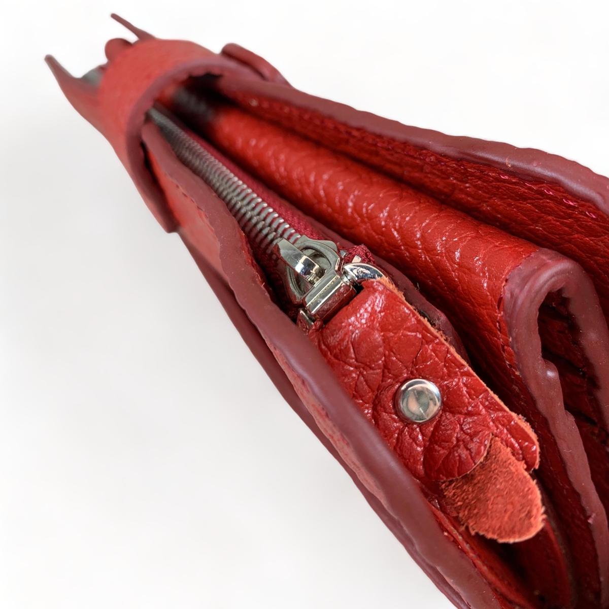 LeatherLuxe - Red Leather Clutch; Women's Wallets, Purses & Card Holders Genuine leather Designer Premium leather bag for women leather hobo tote messenger bag Leather Accessories Leather Shop Leather Goods