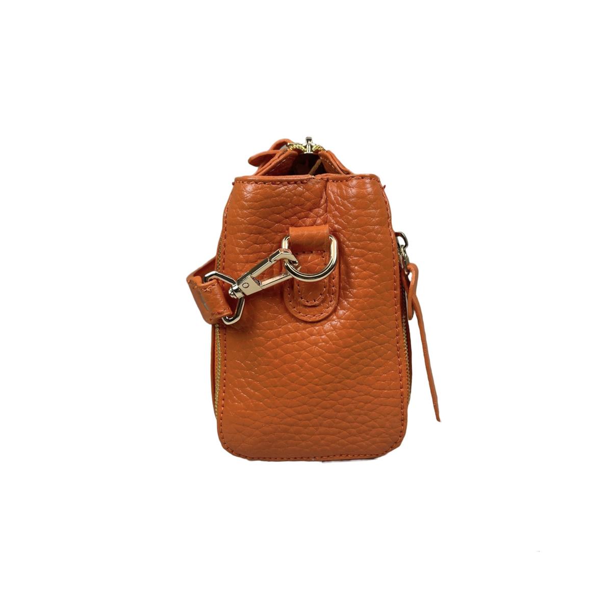 LeatherLuxe - Orange Leather Handbag Shoulder Bag for Women Genuine leather Designer Premium leather bag for women leather hobo tote messenger bag Leather Accessories Leather Shop Leather Goods