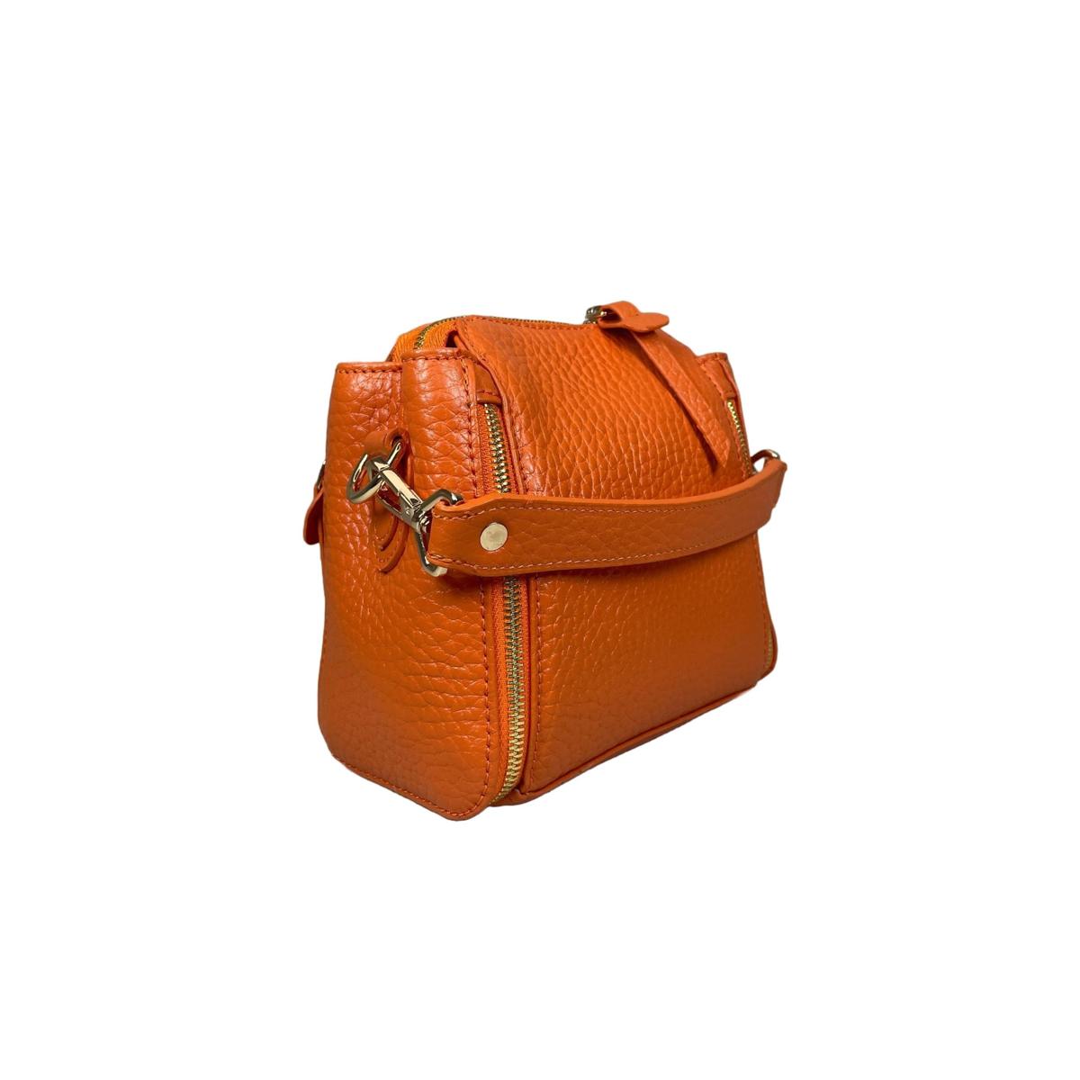 LeatherLuxe - Orange Leather Handbag Shoulder Bag for Women Genuine leather Designer Premium leather bag for women leather hobo tote messenger bag Leather Accessories Leather Shop Leather Goods