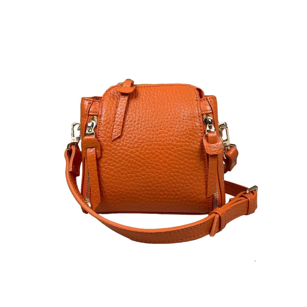 LeatherLuxe - Orange Leather Handbag Shoulder Bag for Women Genuine leather Designer Premium leather bag for women leather hobo tote messenger bag Leather Accessories Leather Shop Leather Goods