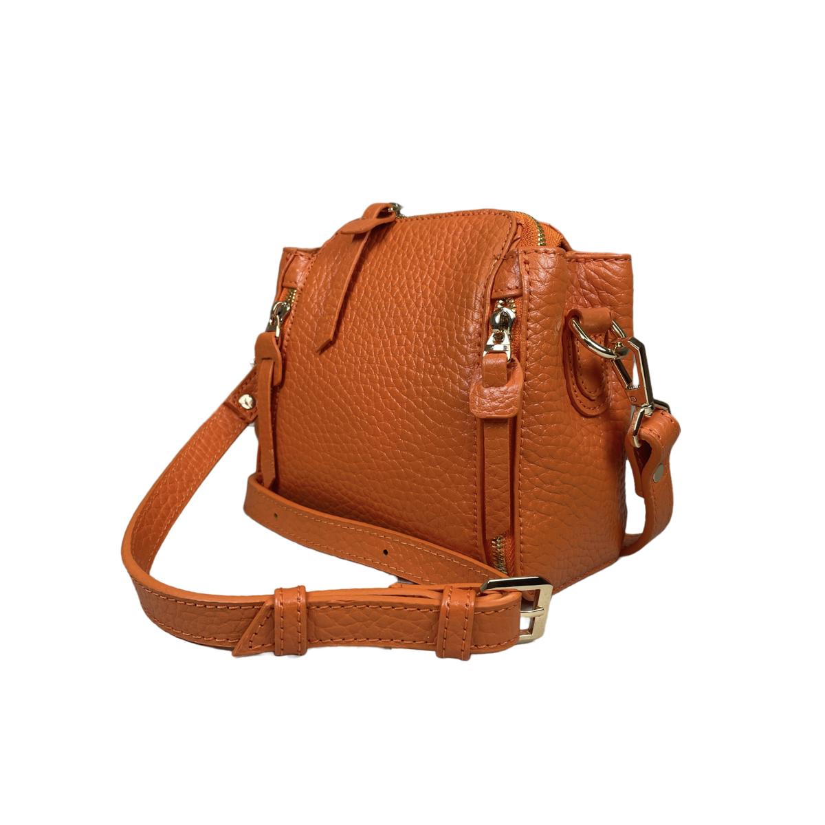 LeatherLuxe - Orange Leather Handbag Shoulder Bag for Women Genuine leather Designer Premium leather bag for women leather hobo tote messenger bag Leather Accessories Leather Shop Leather Goods