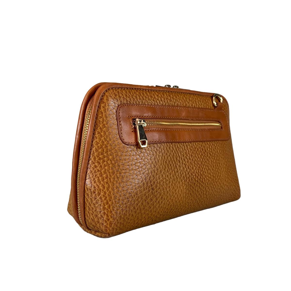LeatherLuxe - Brown Leather Clutch Bag Shoulder Bag; Crossbody Genuine leather Designer Premium leather bag for women leather hobo tote messenger bag Leather Accessories Leather Shop Leather Goods
