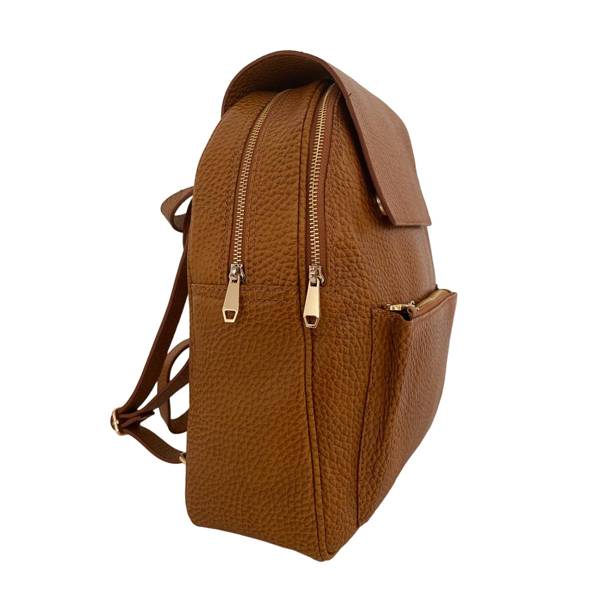 LeatherLuxe - Light brown Leather Women's Backpack Genuine leather Designer Premium leather bag for women leather hobo tote messenger bag Leather Accessories Leather Shop Leather Goods