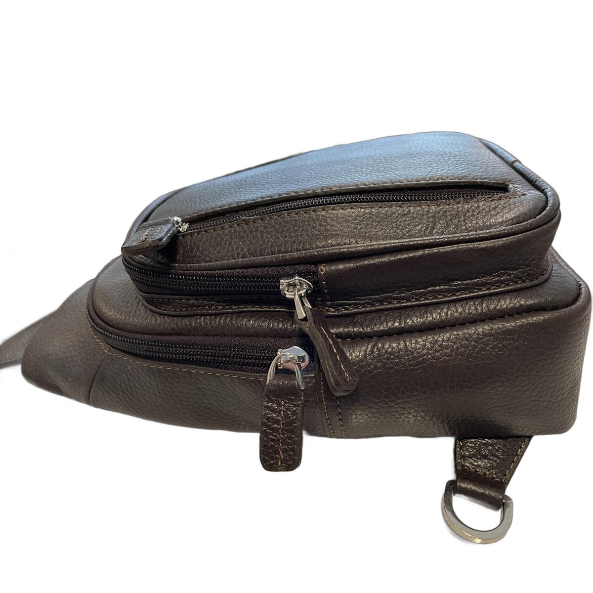 LeatherLuxe - Unisex Sling Bag Shoulder Crossbody