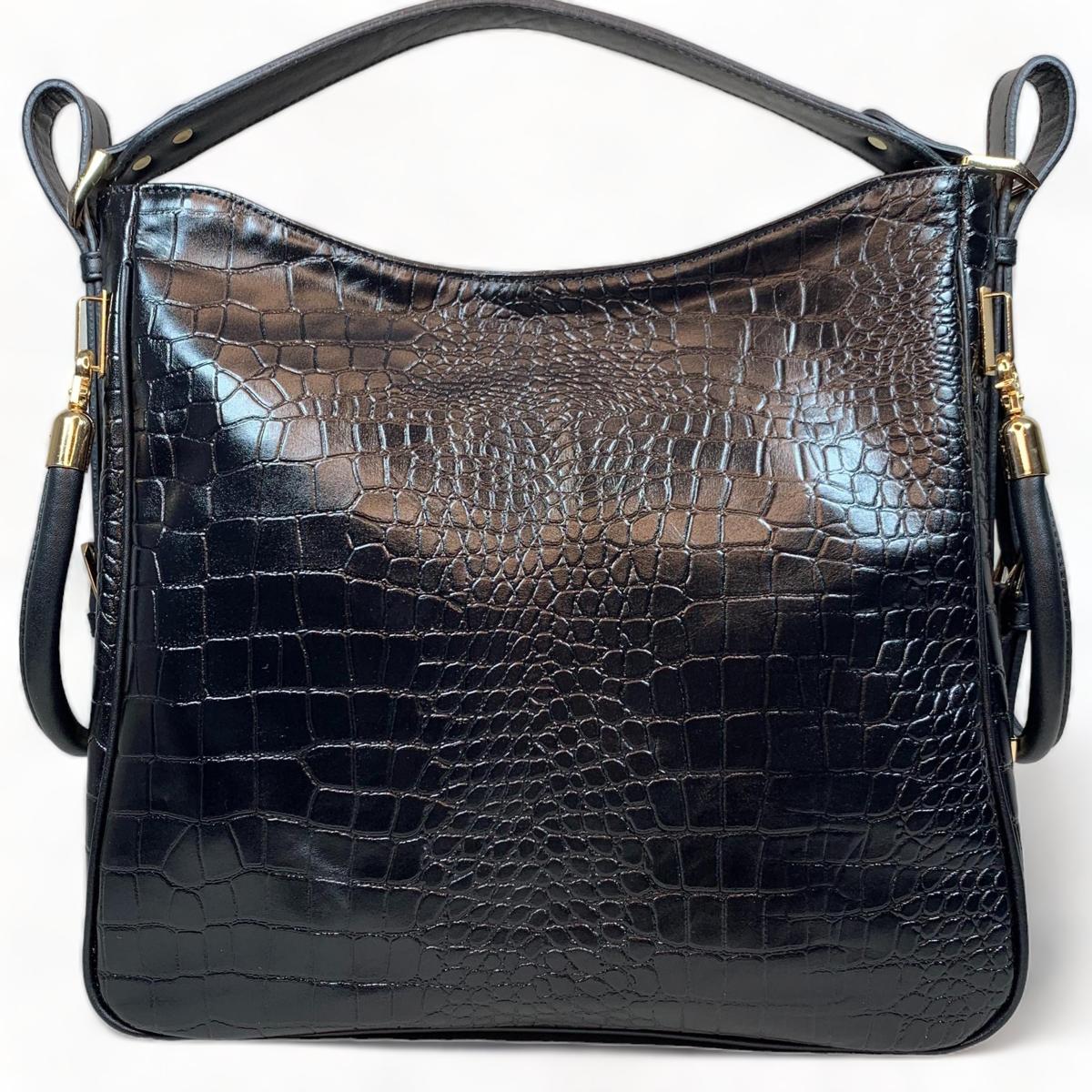 Crocodile satchel bag best sale