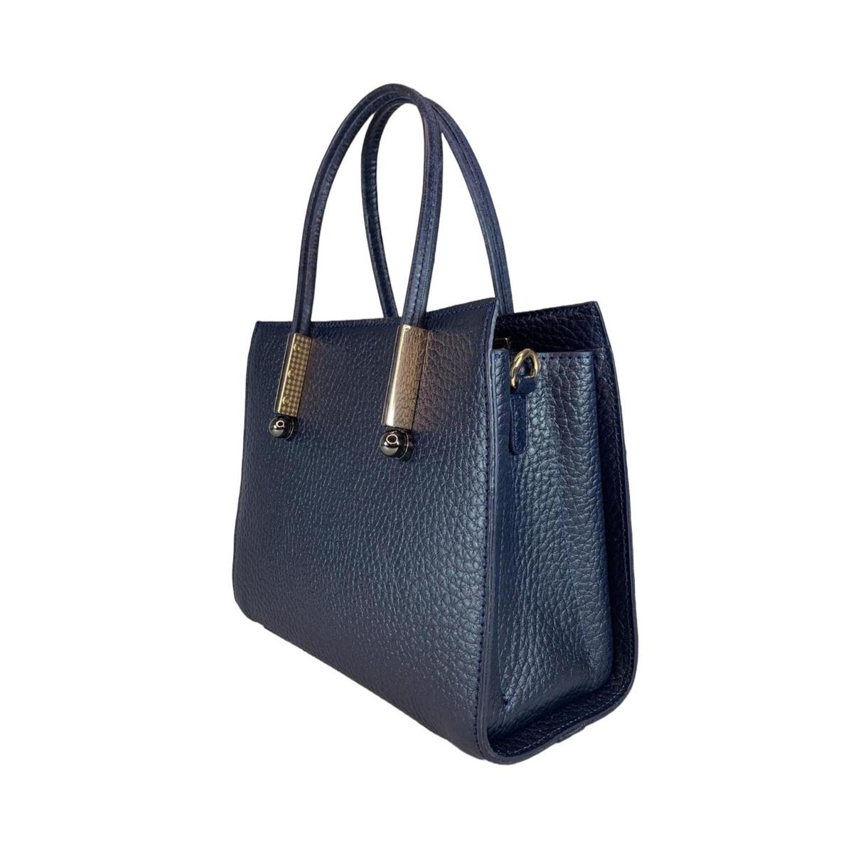 LeatherLuxe - Navy Blue Color; Women's Leather Handbag; Shoulder Bag; Crossbody Genuine leather Designer Premium leather bag for women leather hobo tote messenger bag Leather Accessories Leather Shop Leather Goods