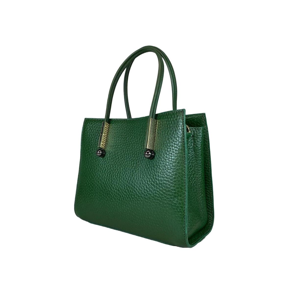 LeatherLuxe Green Women s Leather Handbag Shoulder Bag Crossbody