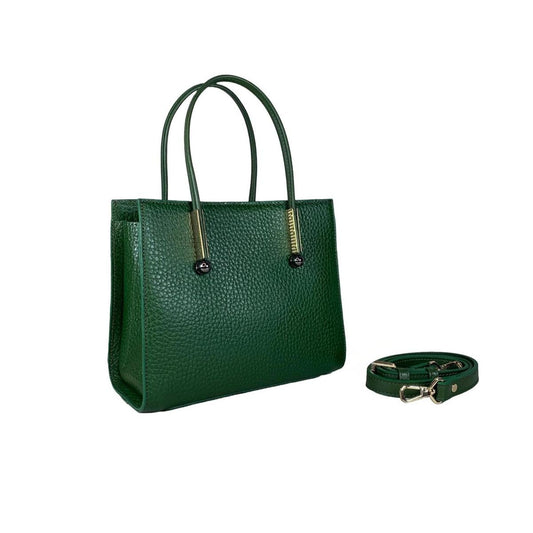 LeatherLuxe - Green Women's Leather Handbag; Shoulder Bag; Crossbody Genuine leather Designer Premium leather bag for women leather hobo tote messenger bag Leather Accessories Leather Shop Leather Goods
