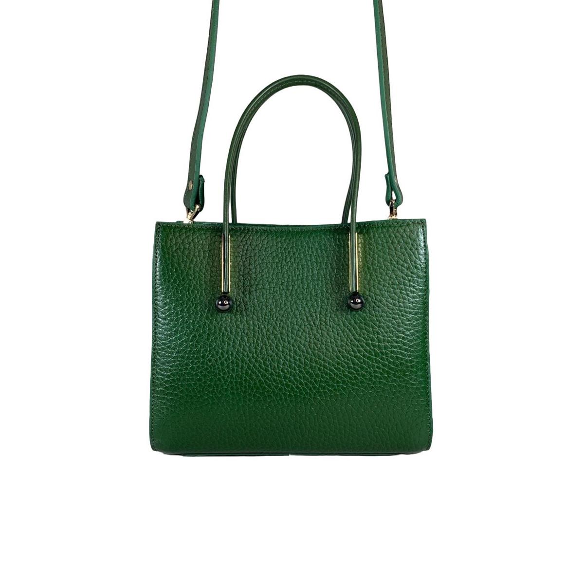 Green leather sling outlet bag